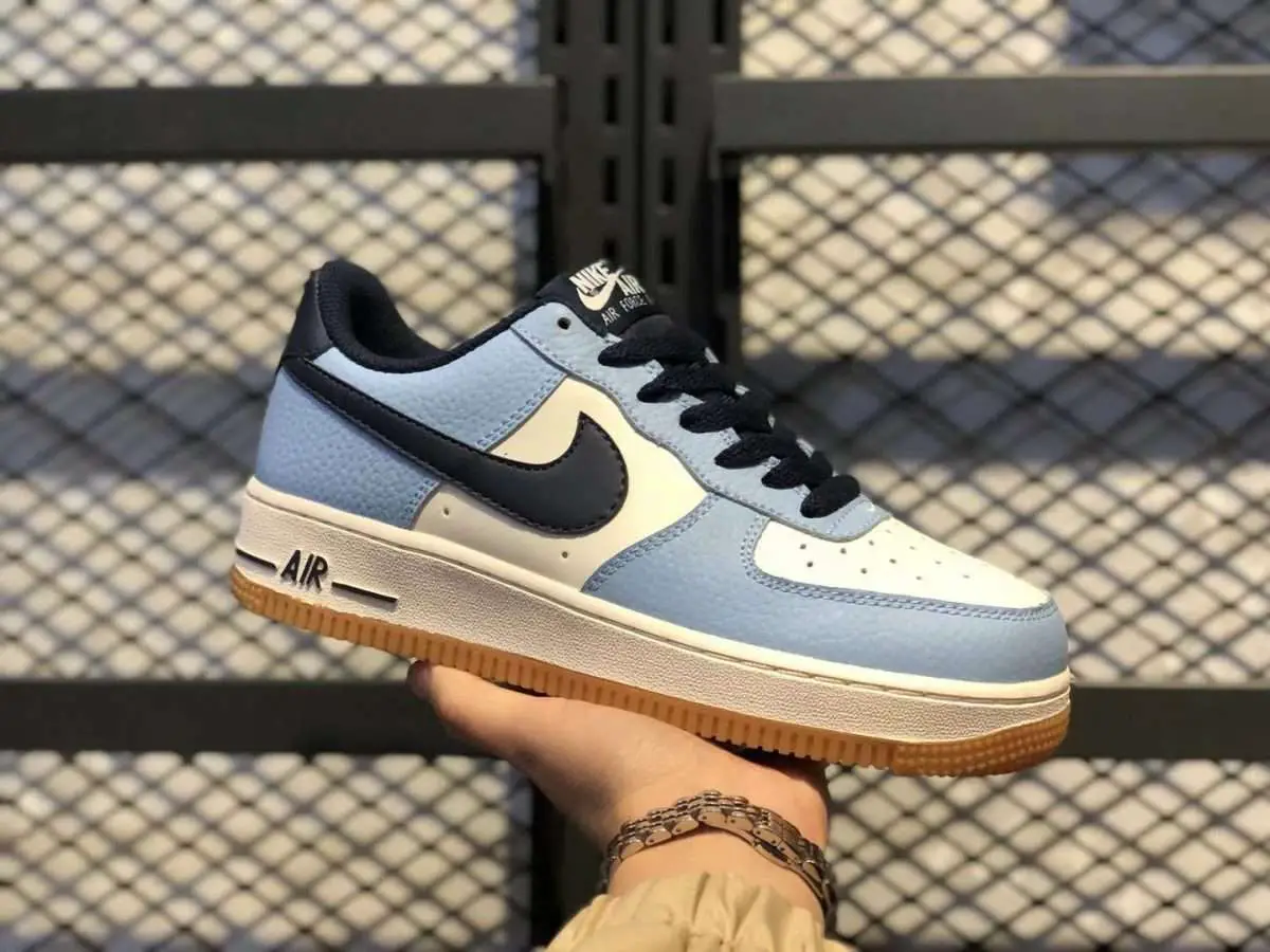 2019 Nike Wmns Air Force 1 Low Premium Light Blue Sneakers For Online Sale