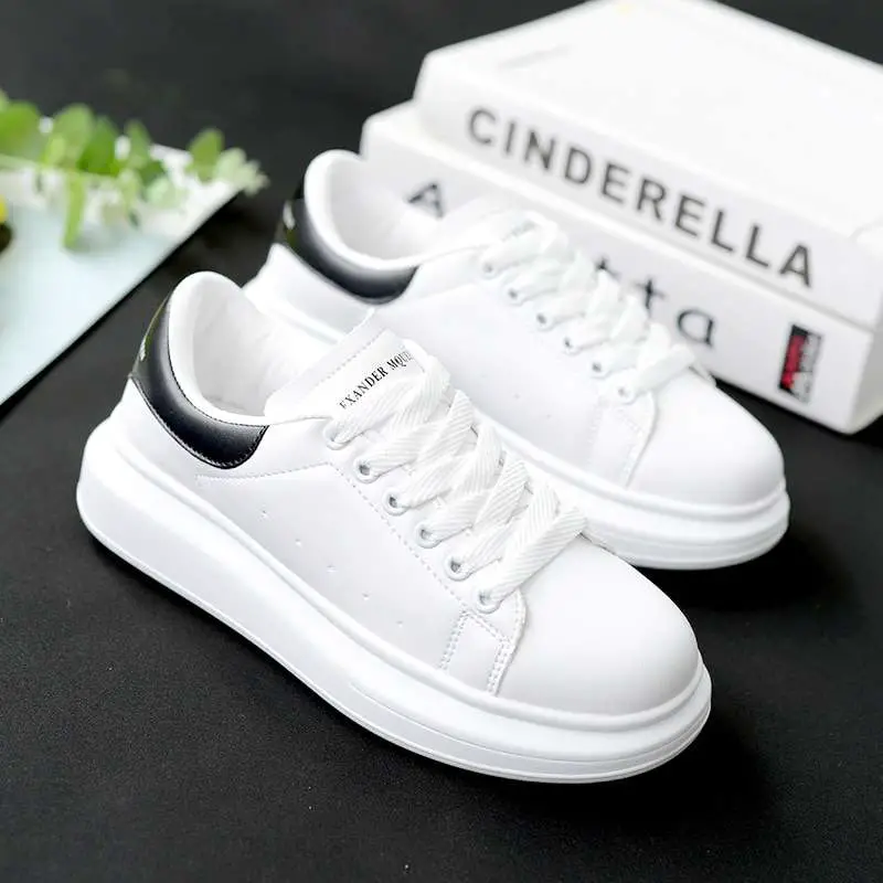 2019 Spring and Autumn New Designer Wedges White Shoes ...