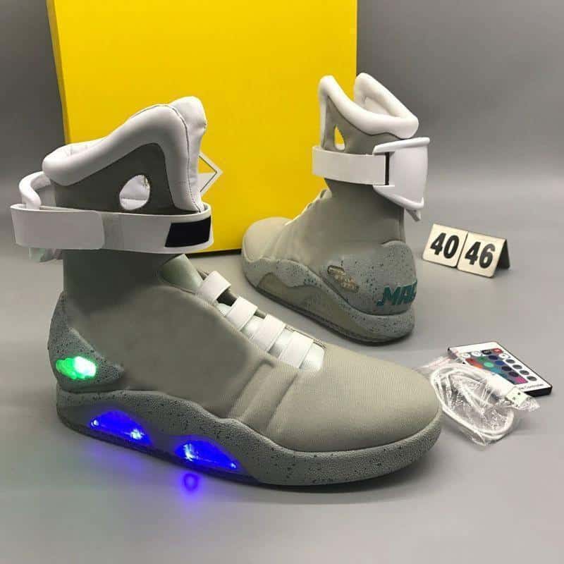 2020 Authentic Air Mag Mens Back To The Future Lighting Mags Mens ...