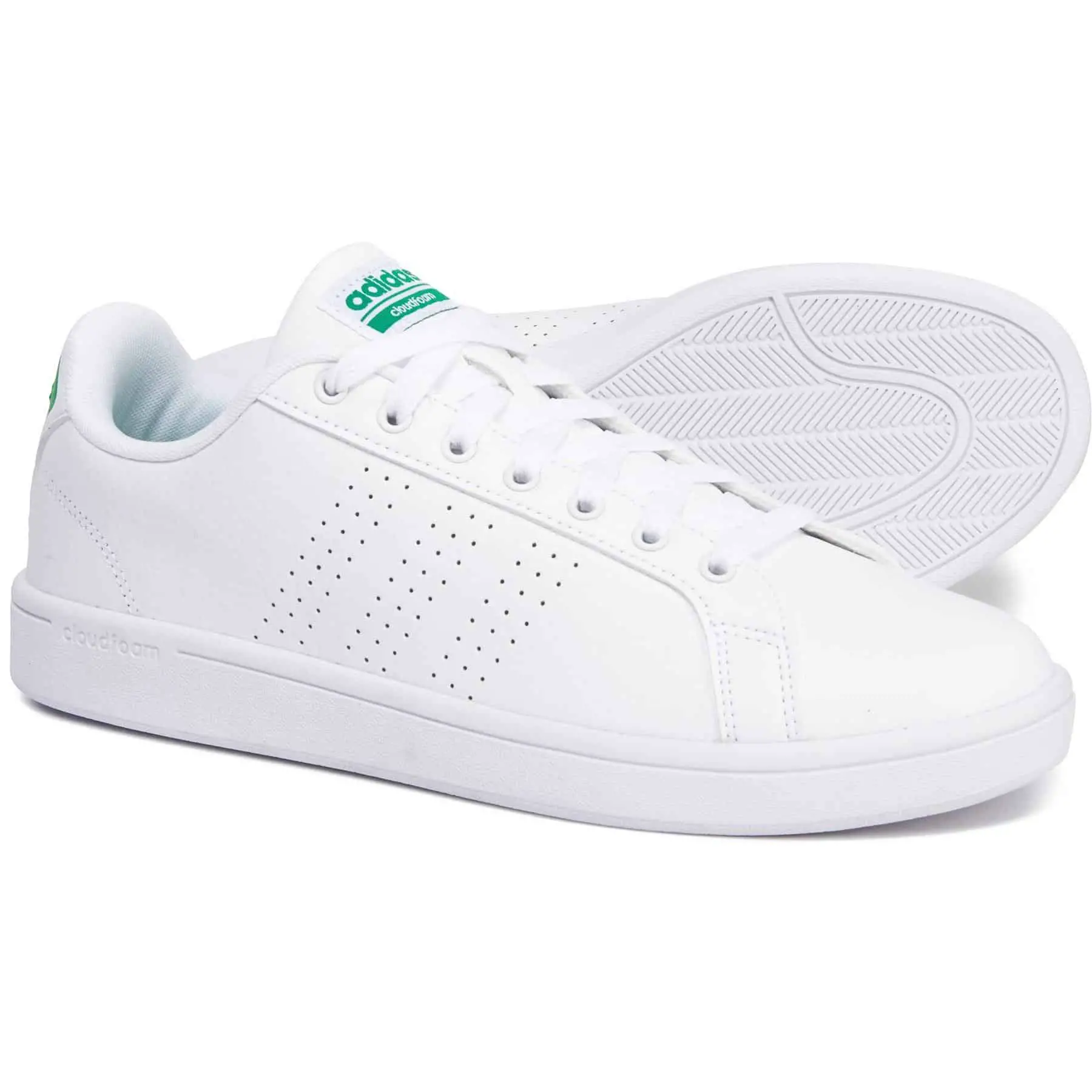 adidas Neo Cloudfoam® Advantage Clean Sneakers (for Men) in White for ...