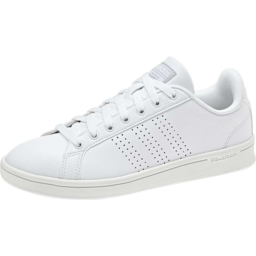 adidas Womens Cloudfoam Advantage Clean Shoes in White ...