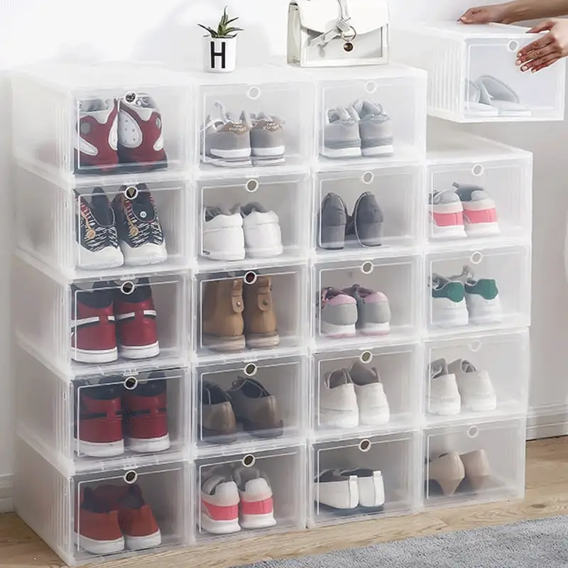 AJ shoe box high top basketball shoes dustproof storage box with hard ...