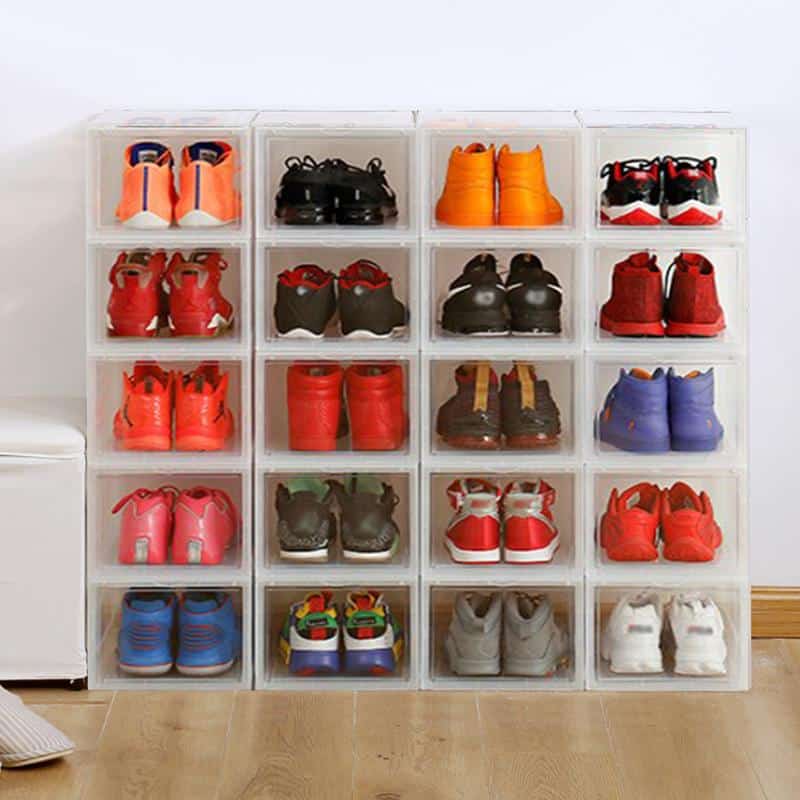 Aliexpress.com : Buy Sneakers Storage Box Assembly Drawer Shoe Box ...