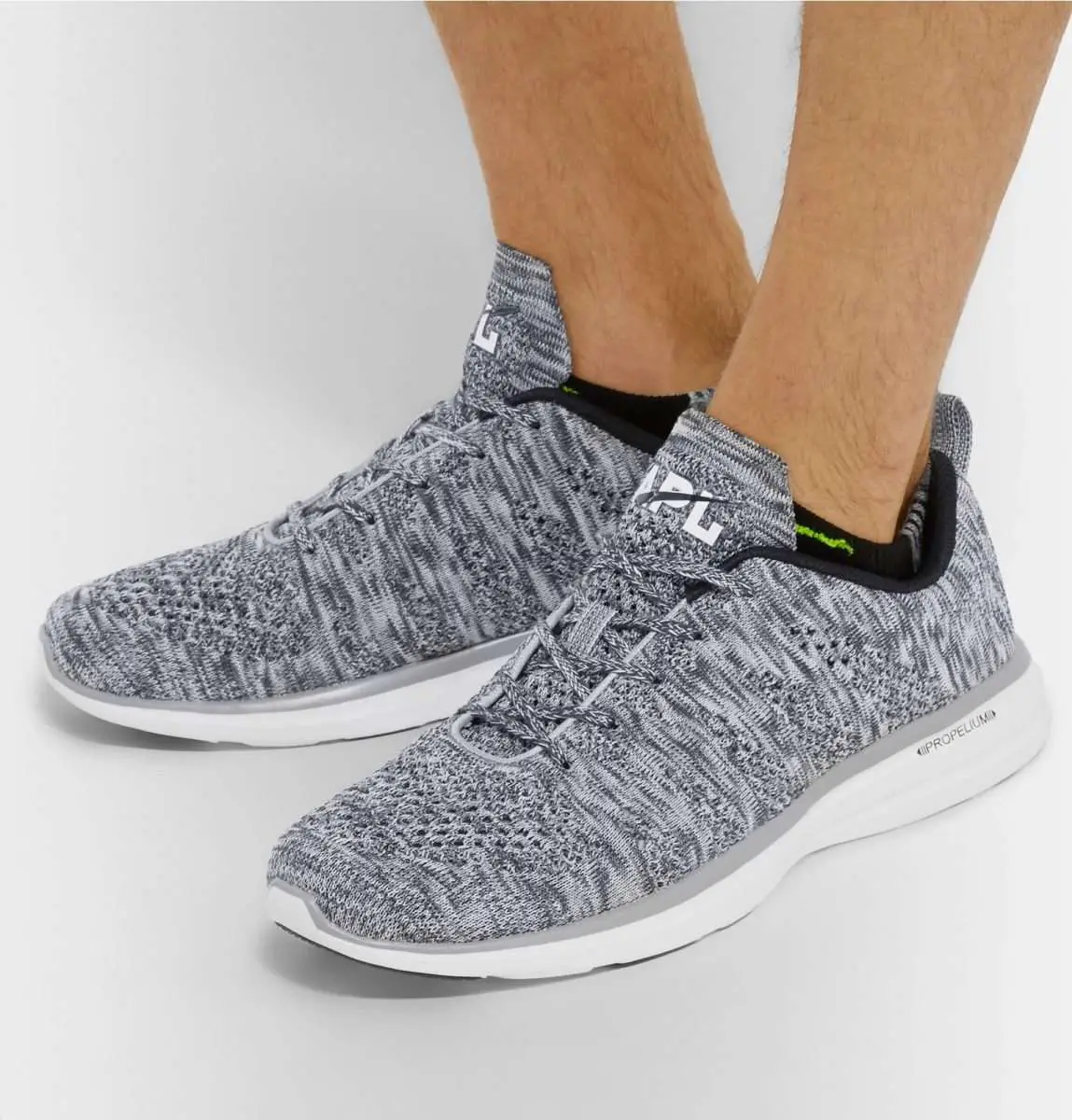 Apl: Athletic Propulsion Labs Techloom Pro Running Sneakers in Gray for ...