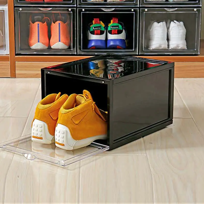 AUGKUN Sneakers Storage Box Basketball High Top Sneakers Wall ...