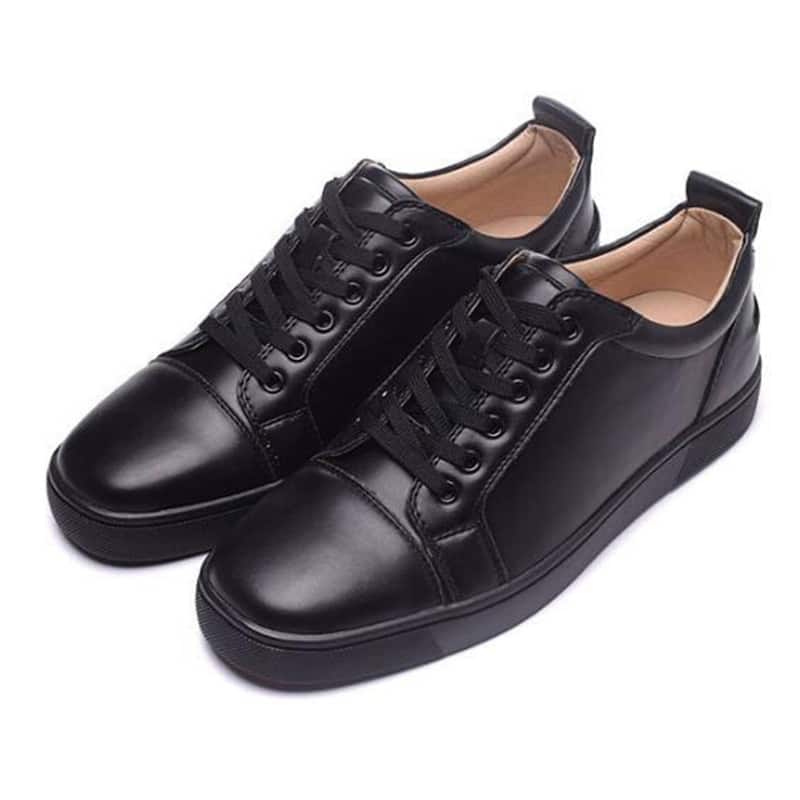 Berdecia Black High Quality Flats Casual Shoes Mens Genuine Leather ...