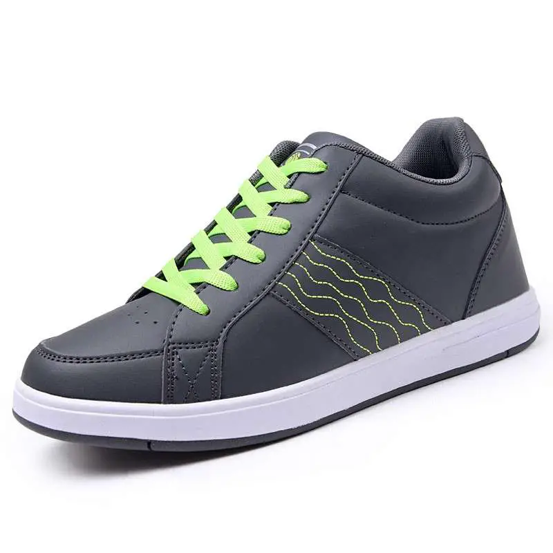 Comfortable Grey height elevating sneakers that make you ...