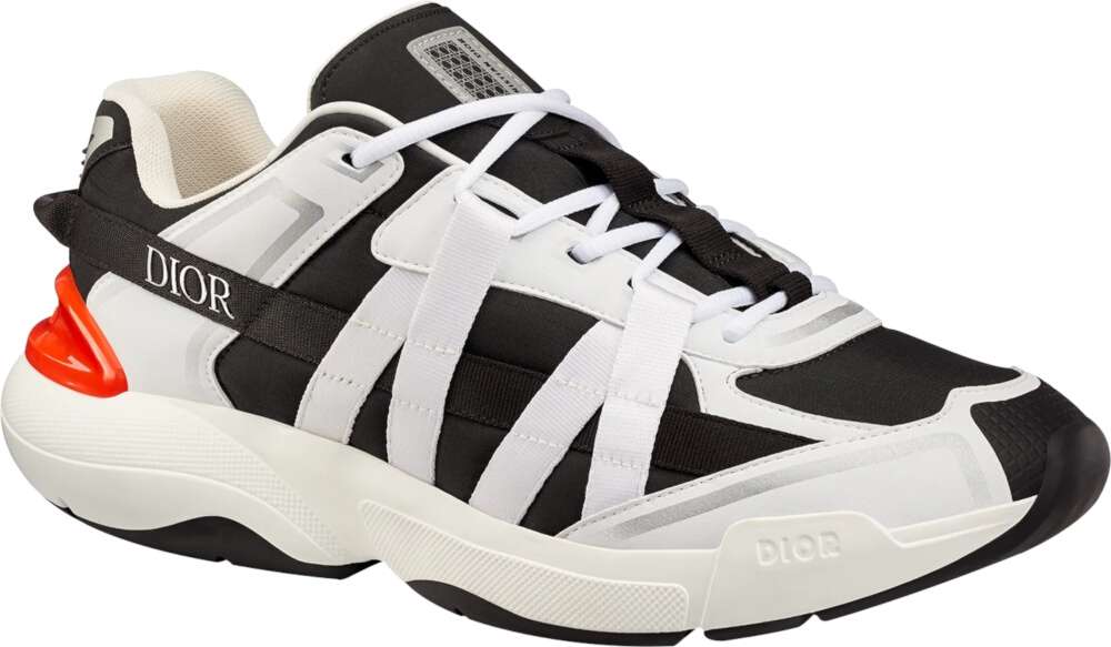 Dior Black &  White B24 Runtek Sneakers