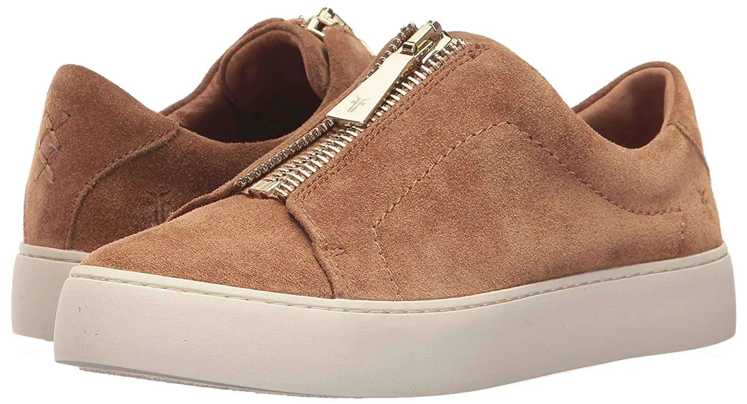 Frye Womens Lena Leather Low Top Slip On Fashion Sneakers ...