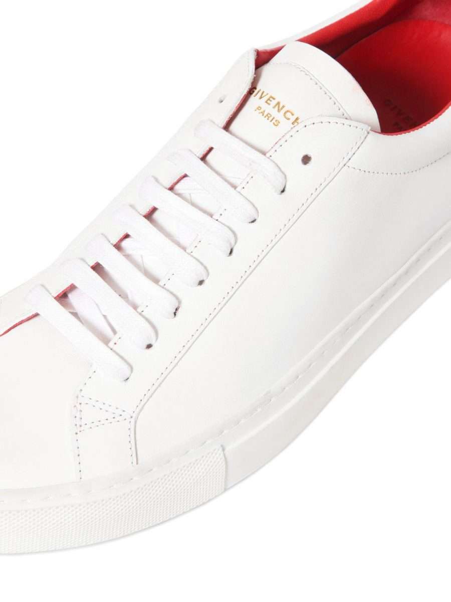Givenchy Urban Street Leather Tennis Sneakers in White