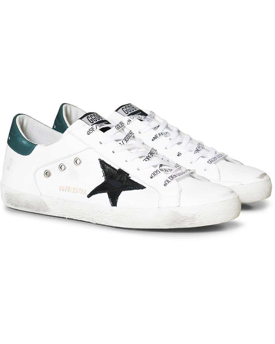 Golden Goose Deluxe Brand Black Star Canvas Superstar Sneaker White