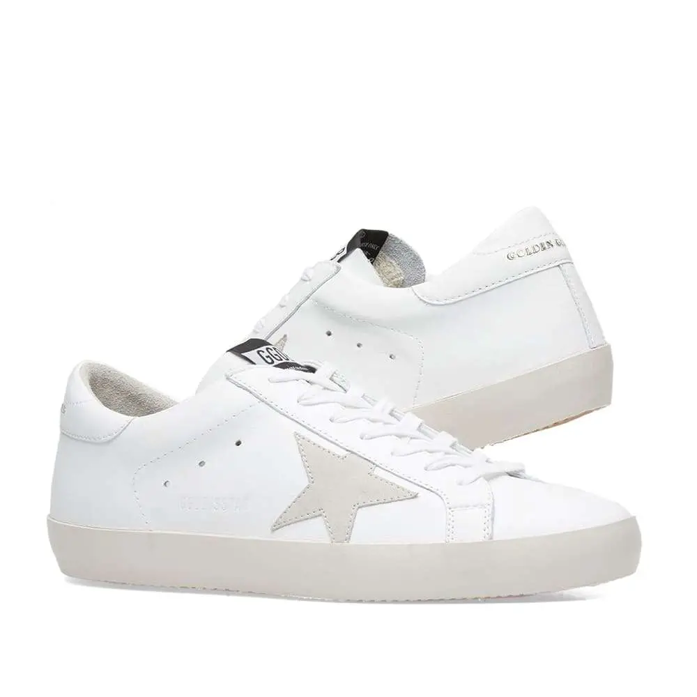 Golden Goose Deluxe Brand Superstar Clean Leather Sneaker White