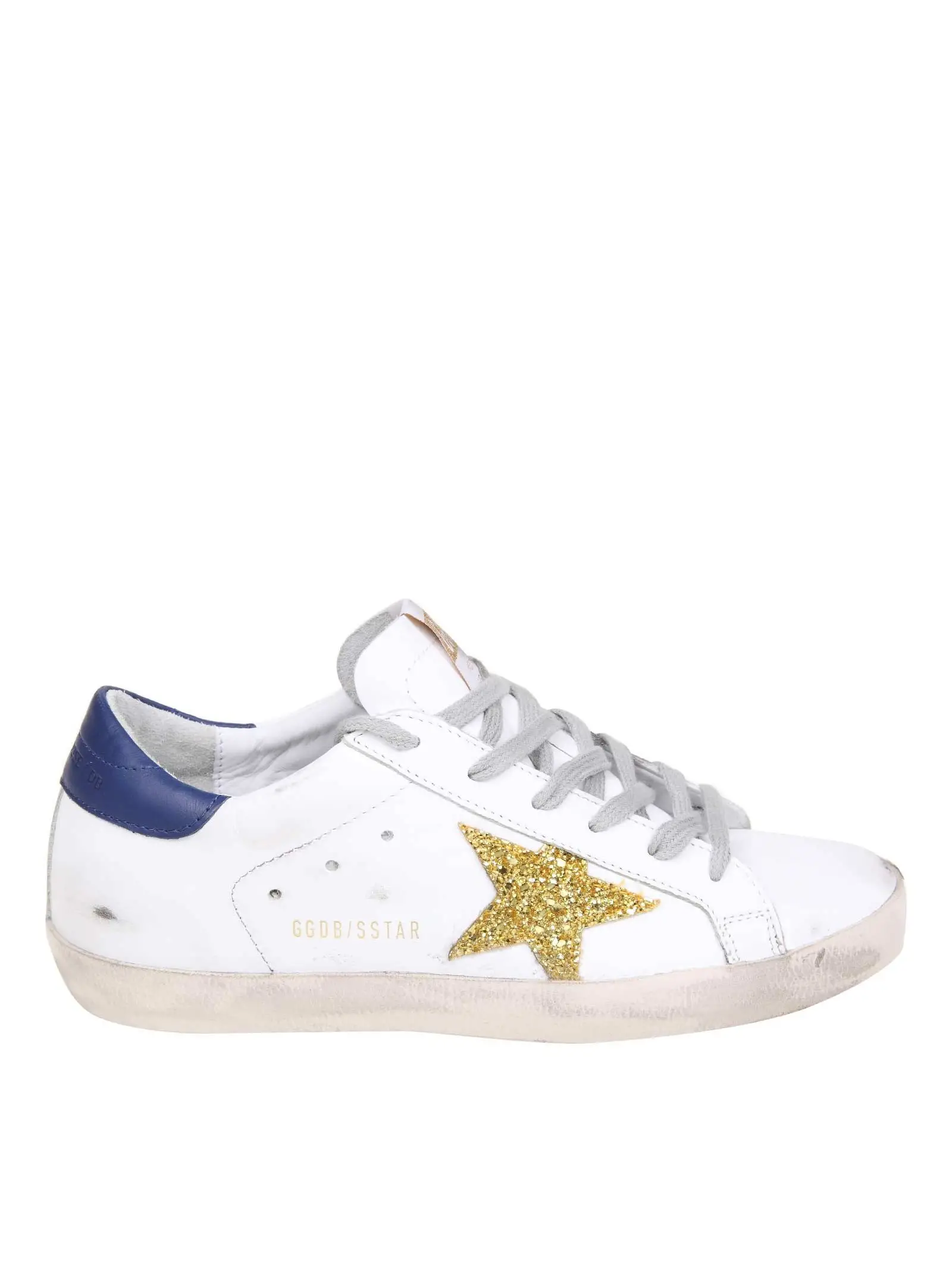 Golden Goose Superstar Sneakers In White Leather In White ...