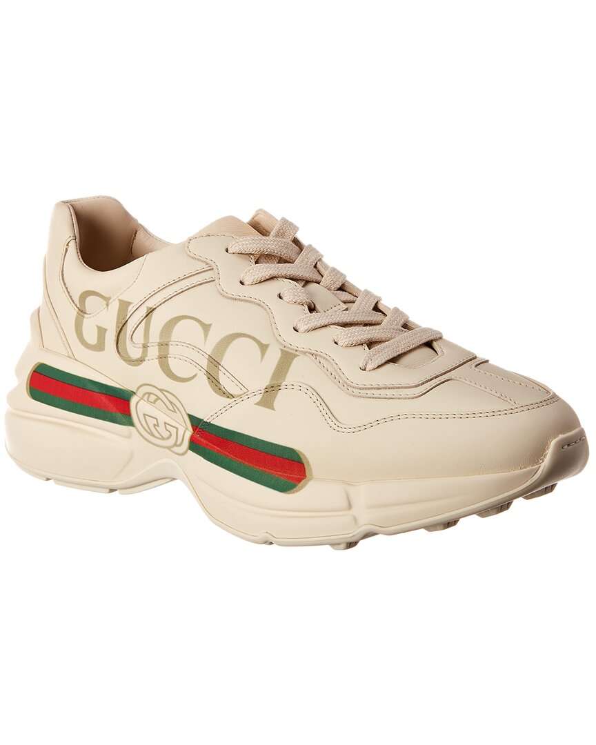 Gucci Rhyton Logo Leather Sneaker Women