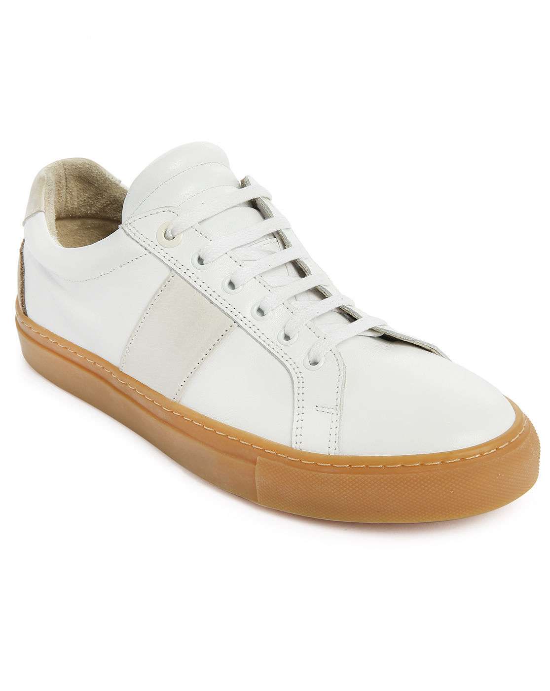 National standard Edition 4 White Leather Gum Sole ...