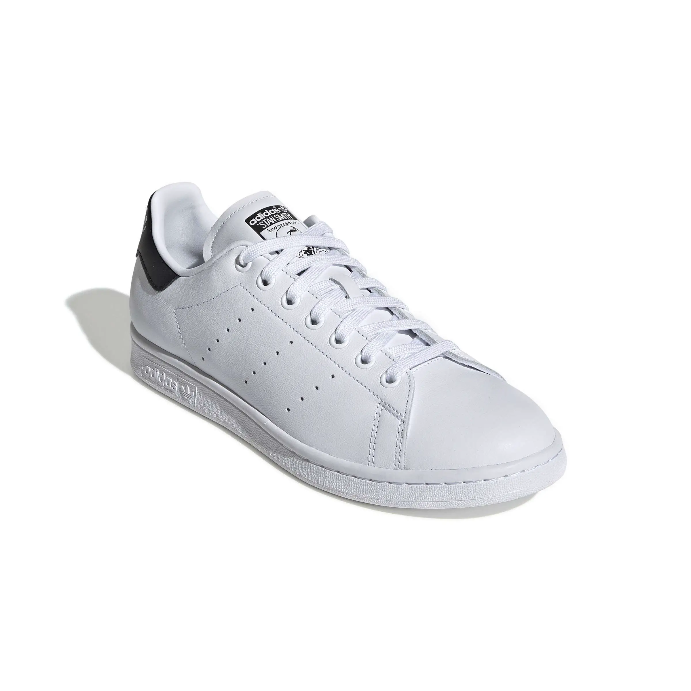 New Authentic Adidas Stan Smith Men White Leather Sneakers ...