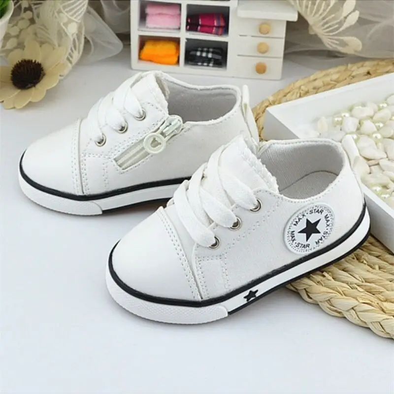 New Baby Shoes Breathable Canvas Shoes 1 3 Years Old Boys Shoes 4 Color ...