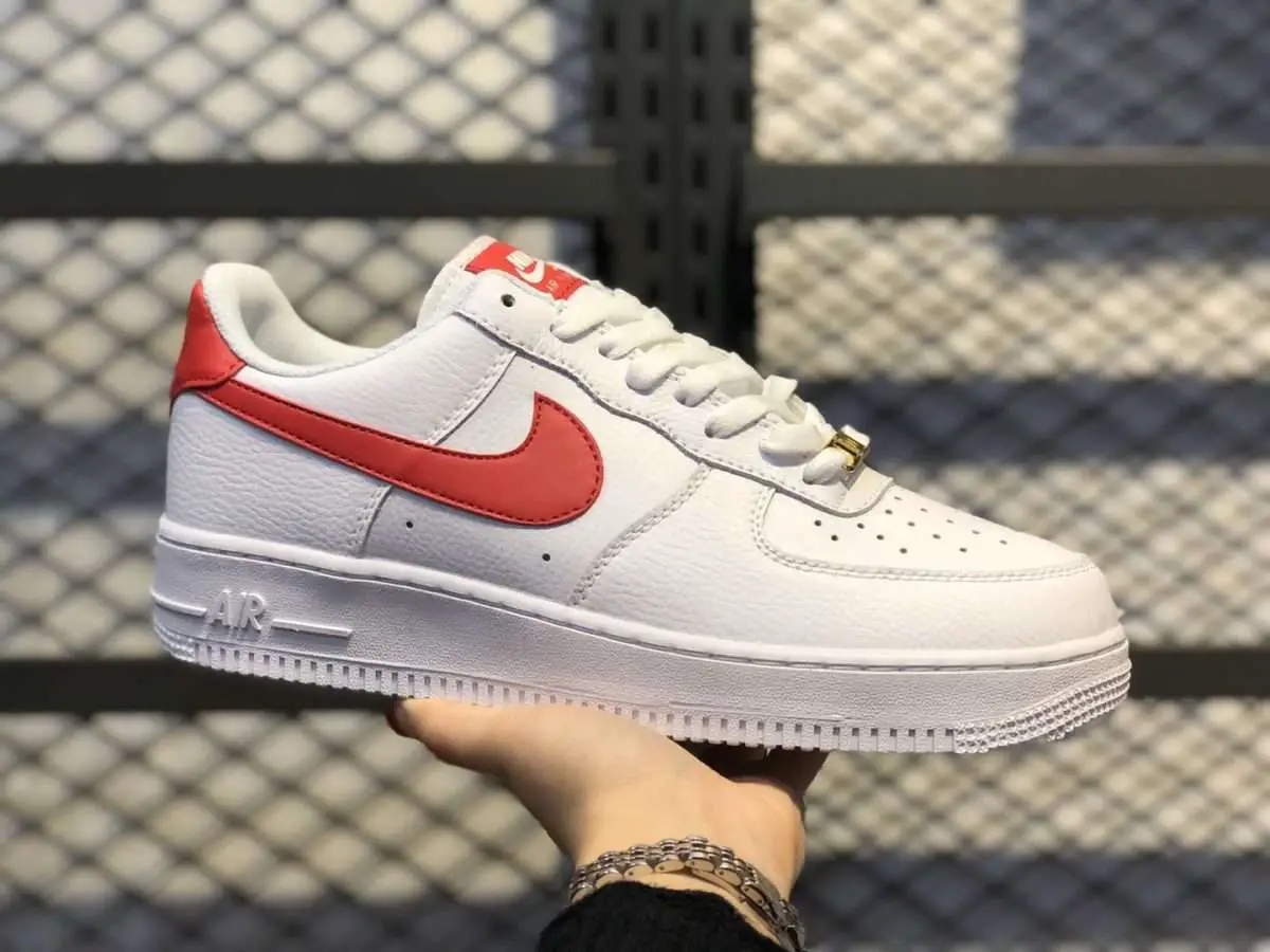 Nike Air Force 107 Low White/Noble Red For Sale 315115