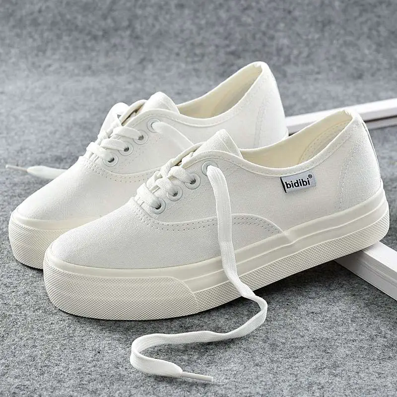 Popular White Sneakers Comfortable Summer Shoes Woman Big ...