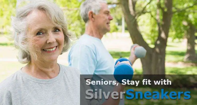 Seniors benefit from silver sneakers to stay fit.