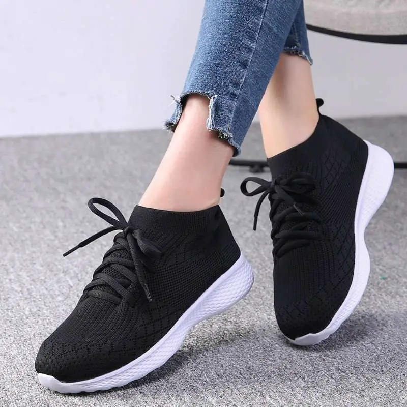 Sneakers Breath Jogging for Women Sports Running Shoes Fly ...