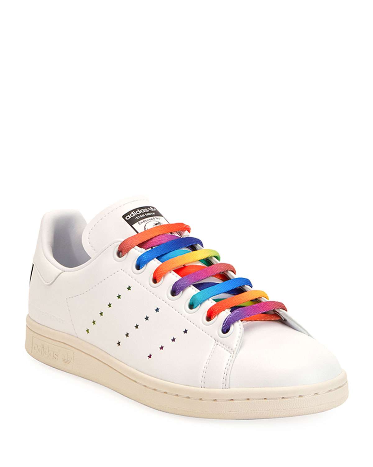 Stella McCartney Stan Smith Sneakers with Rainbow Laces ...