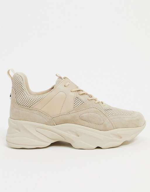 Steve Madden Movement chunky sneakers in beige