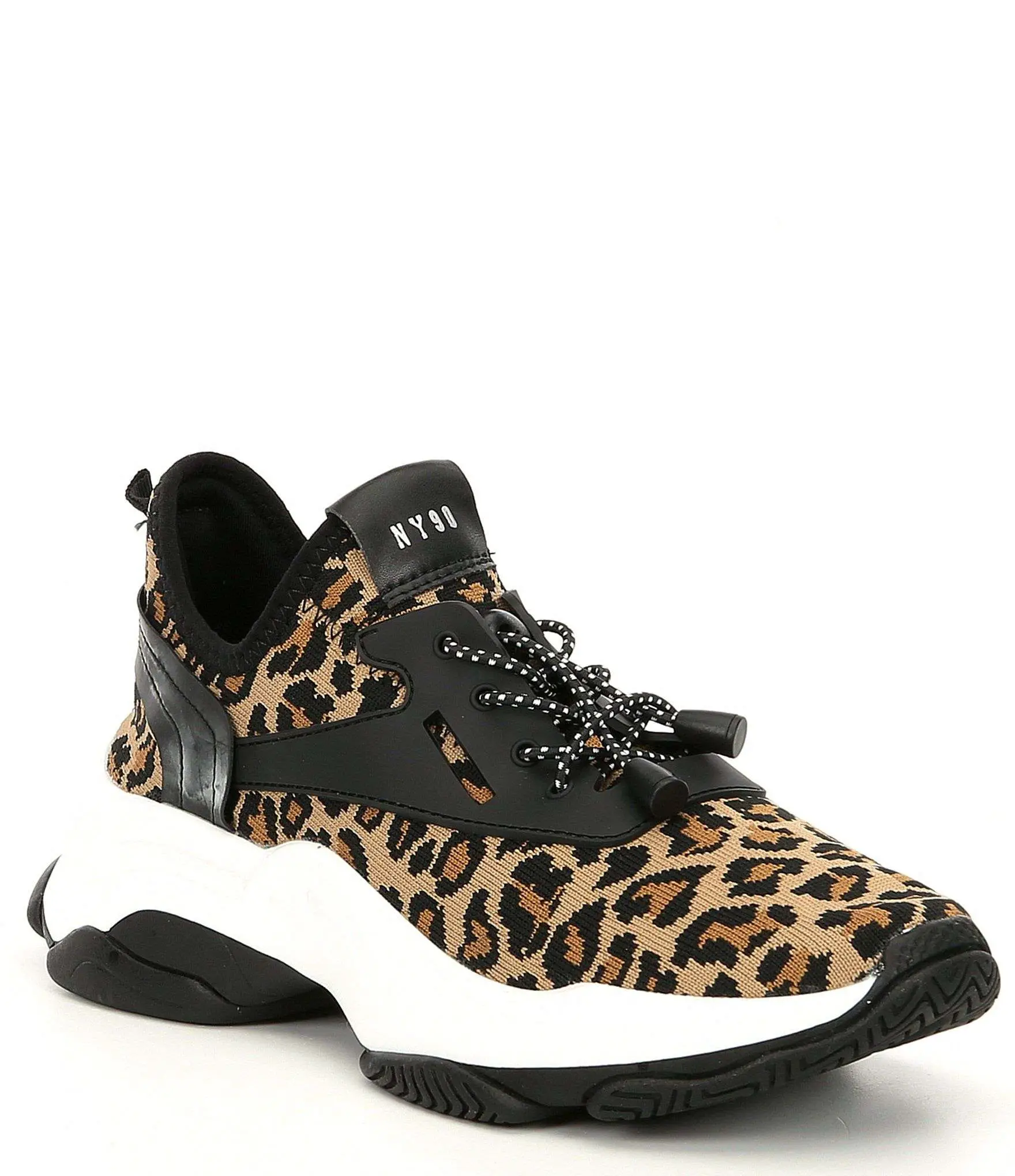 Steve Madden Myles Leopard Print Platform Dad Sneakers ...