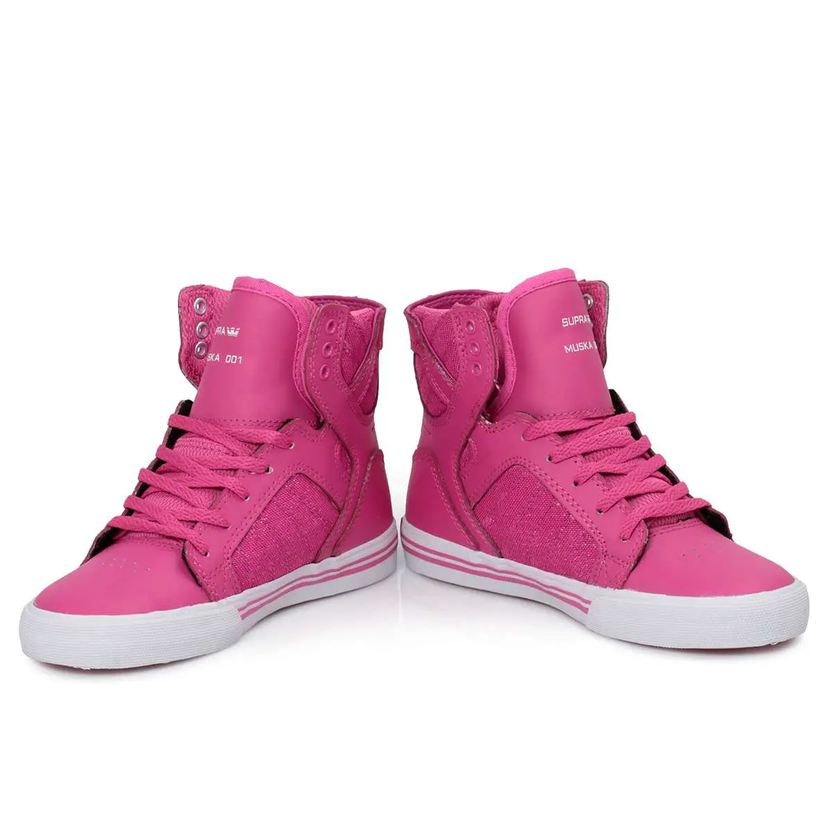 Supra Junior Skytop Pink Hi Top, Kids Shoes trainers Size 10