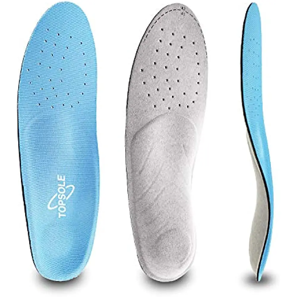 TOPSOLE Orthotic Metatarsal Leather Shoes Insole Arch Support Ultra ...