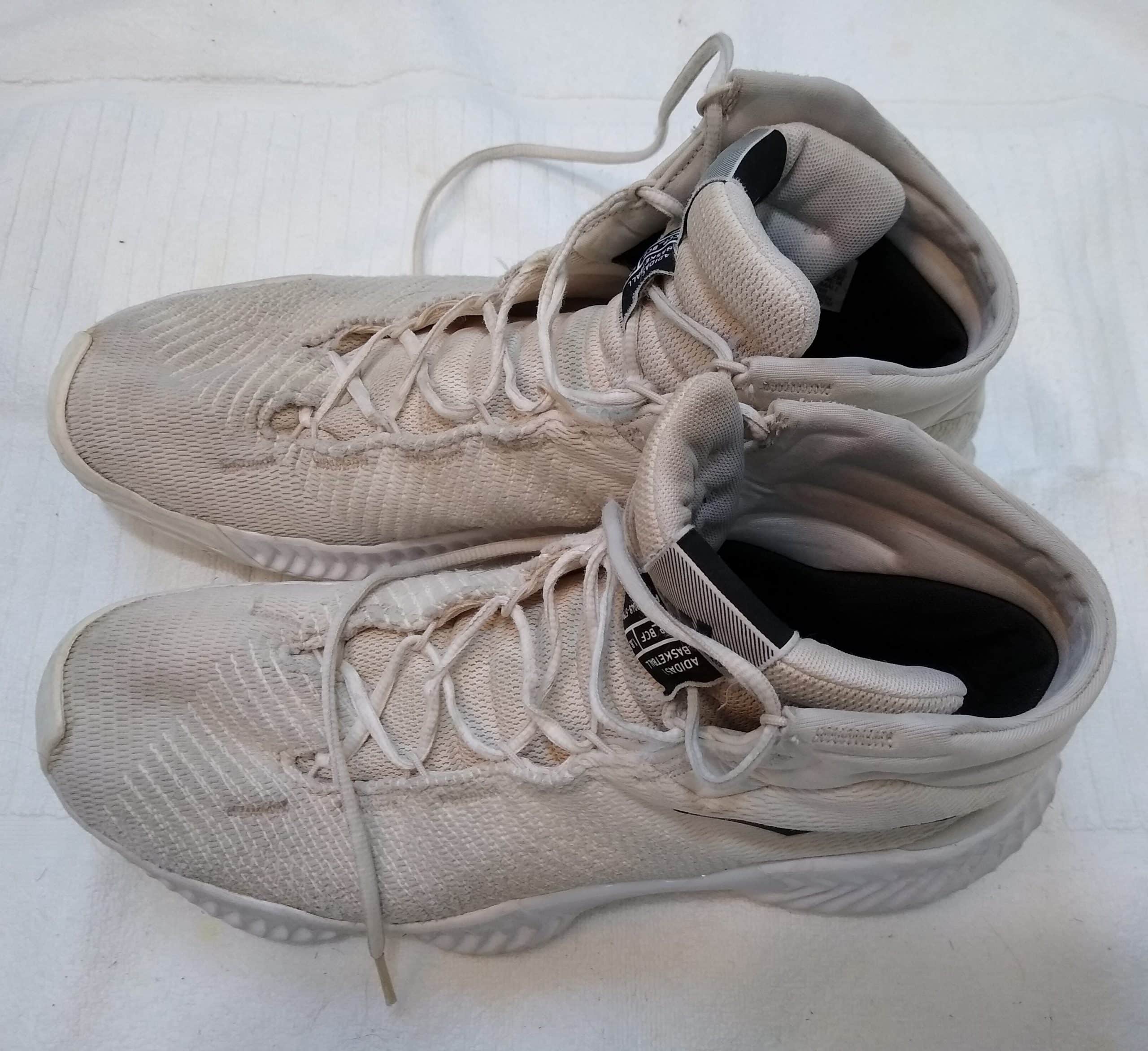 Used Smelly Adidas Basketball Sneakers