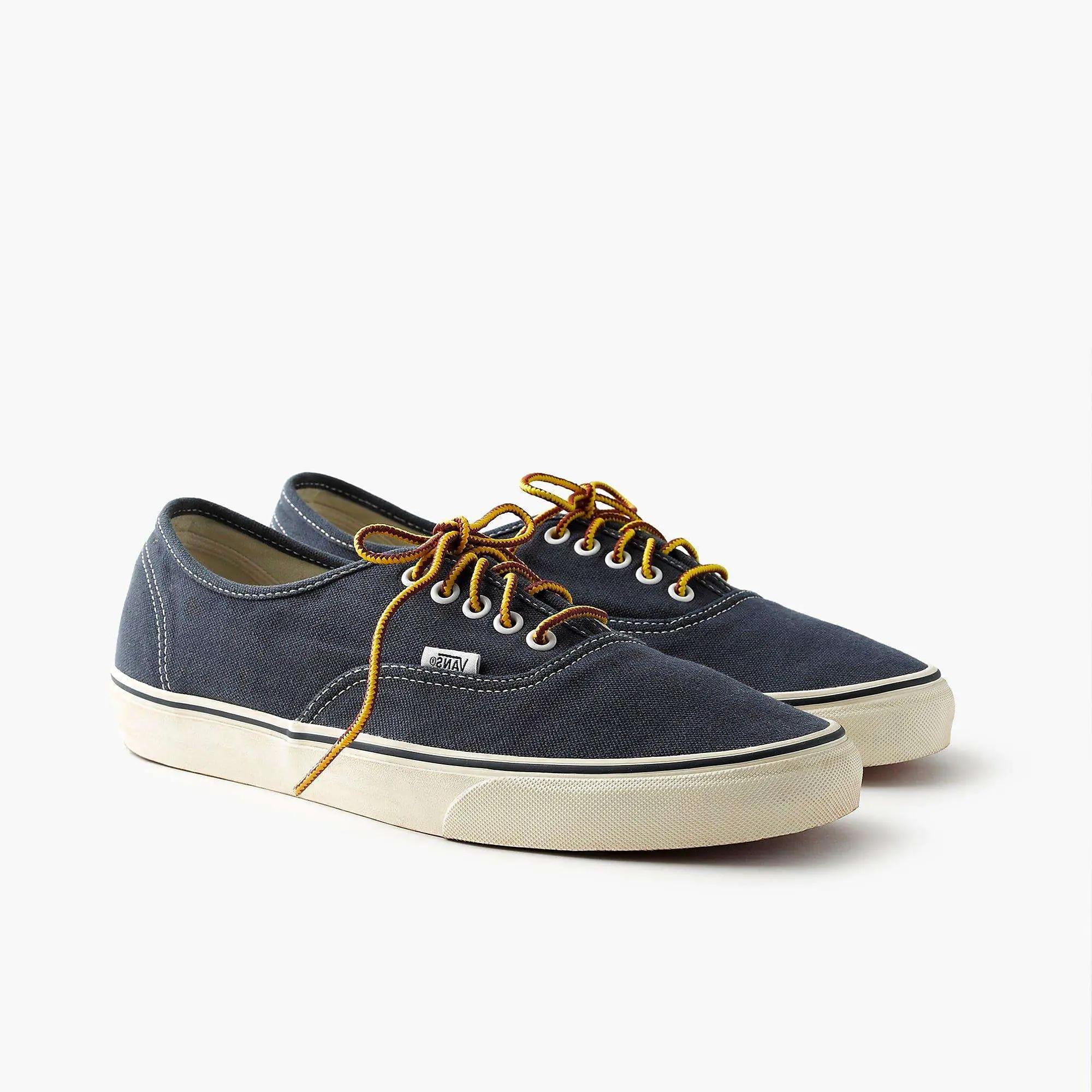 Vans Washed Canvas Authentic Sneakers in Blue for Men