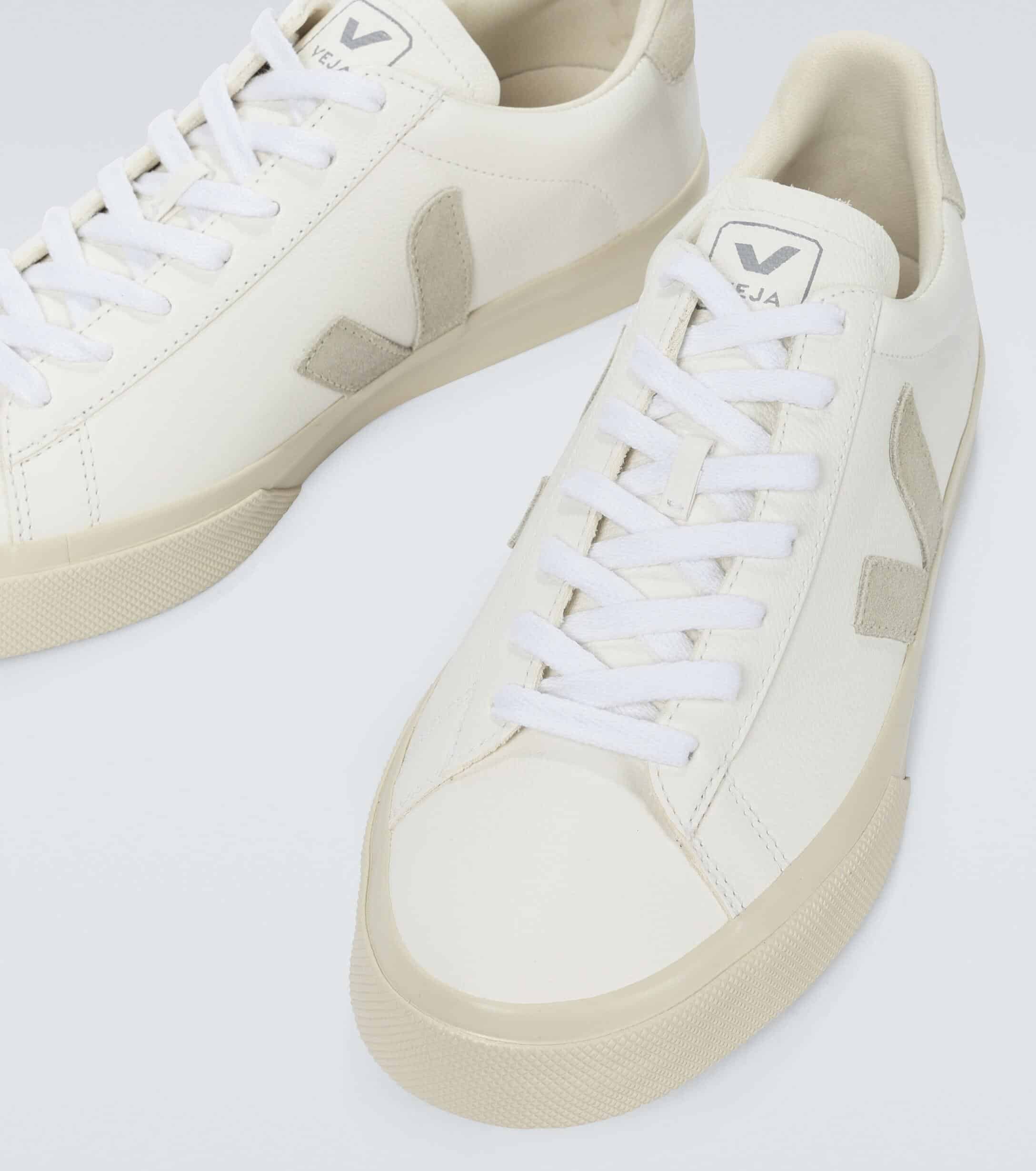 Veja Campo Leather Sneakers in White for Men